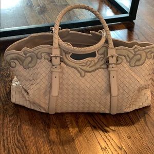 Bottega Veneta leather embroidered bag